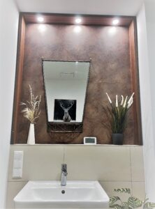 Waschtischnische Dekolichtpaneelnische